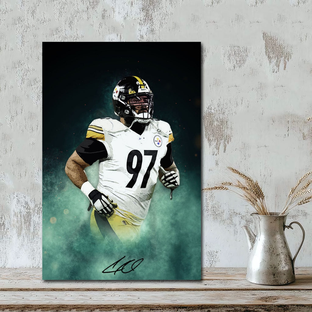Cameron Heyward Celebrity Sports Art Poster School Dining Room Decoration 4 Canvas Wall Art Poster Decor Gift