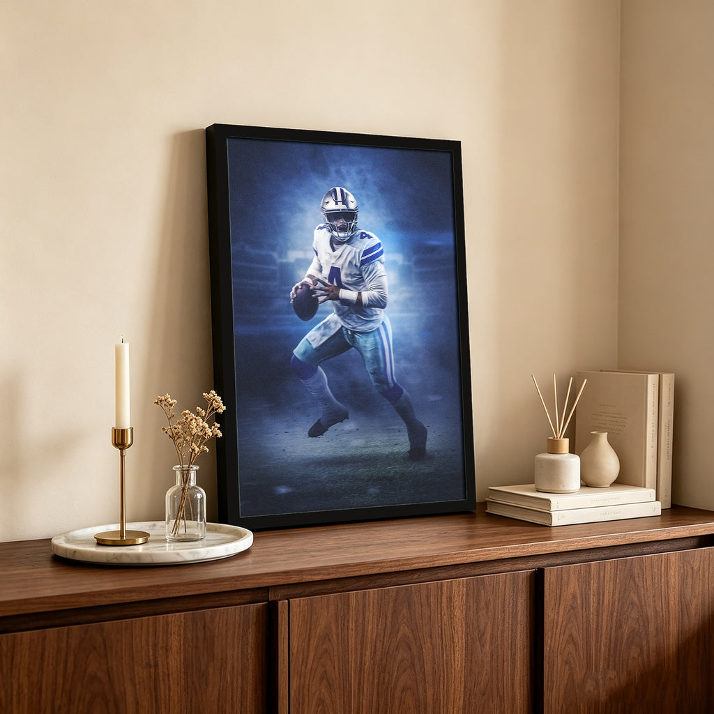 Dak Prescott 1Art Sports Decorative Poster School Dormitory 1 Canvas Wall Art Poster Decor Gift