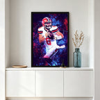 Baker Mayfield Sports Celebrity Art Deco Poster 1 Canvas Wall Art Poster Decor Gift