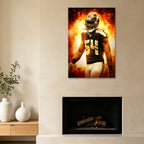 Bobby Wagner Art Sports Decorative Poster School Dormitory 9 Canvas Wall Art Poster Decor Gift