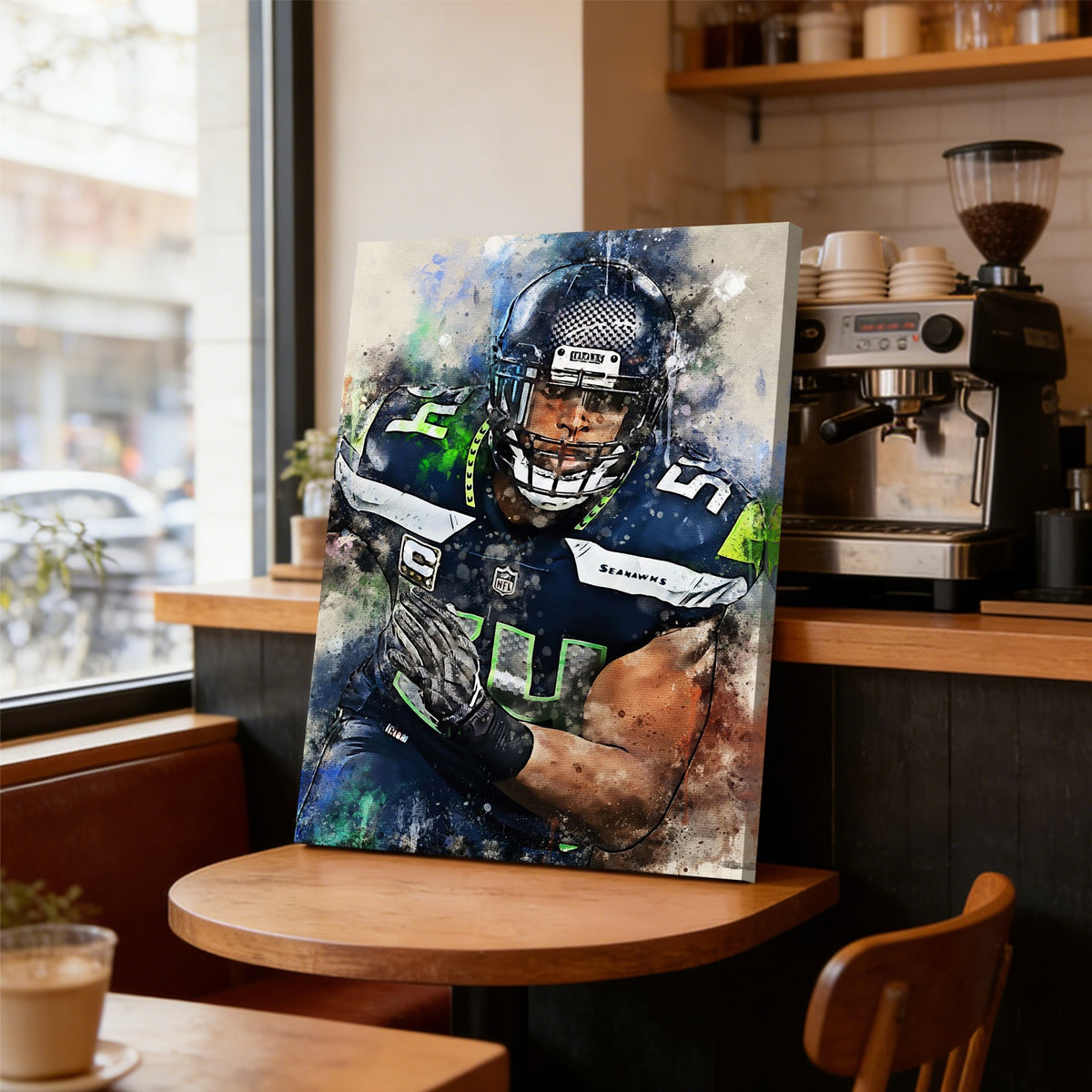 Bobby Wagner Celebrity Sports Art Poster School Dining Room Decoration 1 Canvas Wall Art Poster Decor Gift