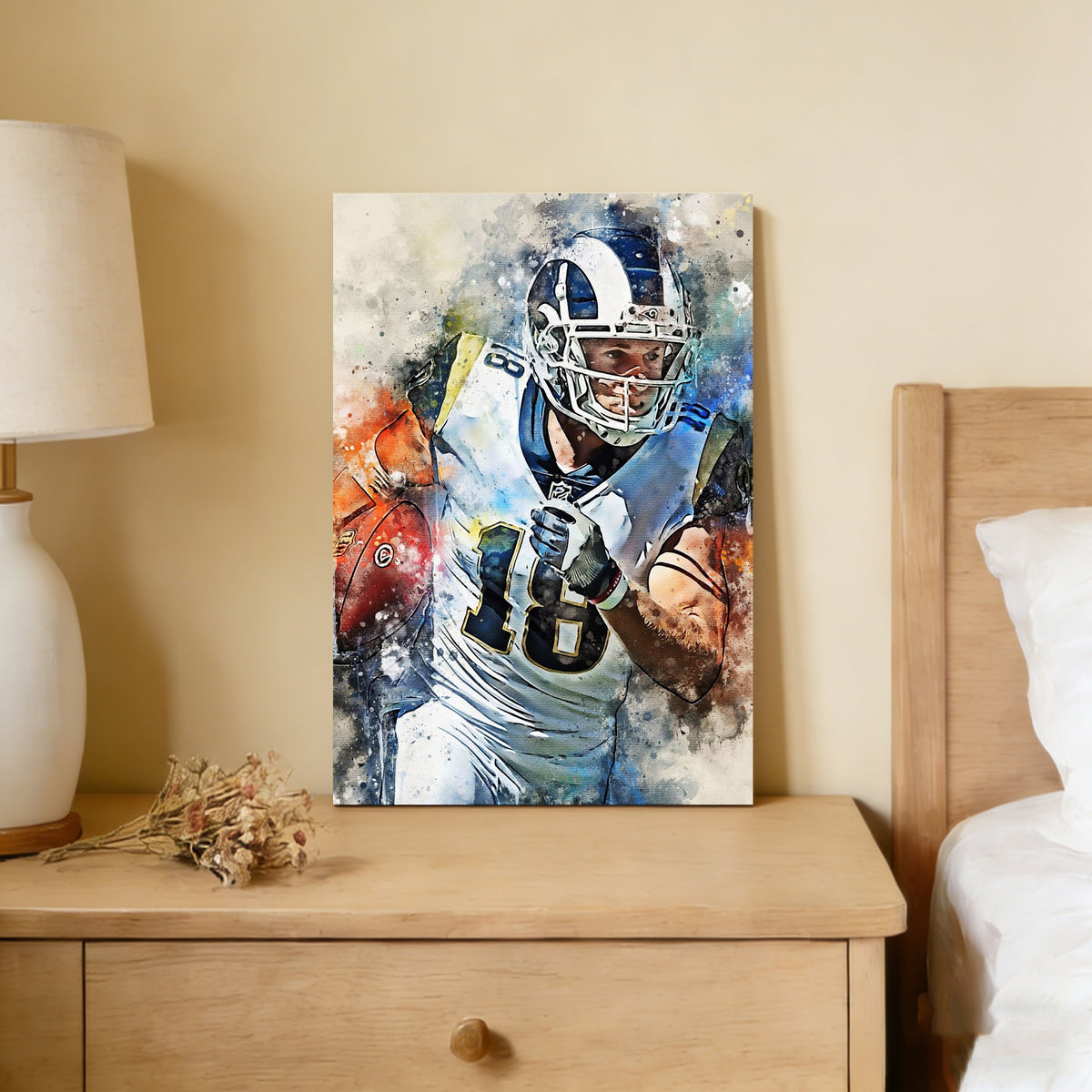 Cooper Kupp Celebrity Sports Art Poster School Dining Room Decoration 8 Canvas Wall Art Poster Decor Gift