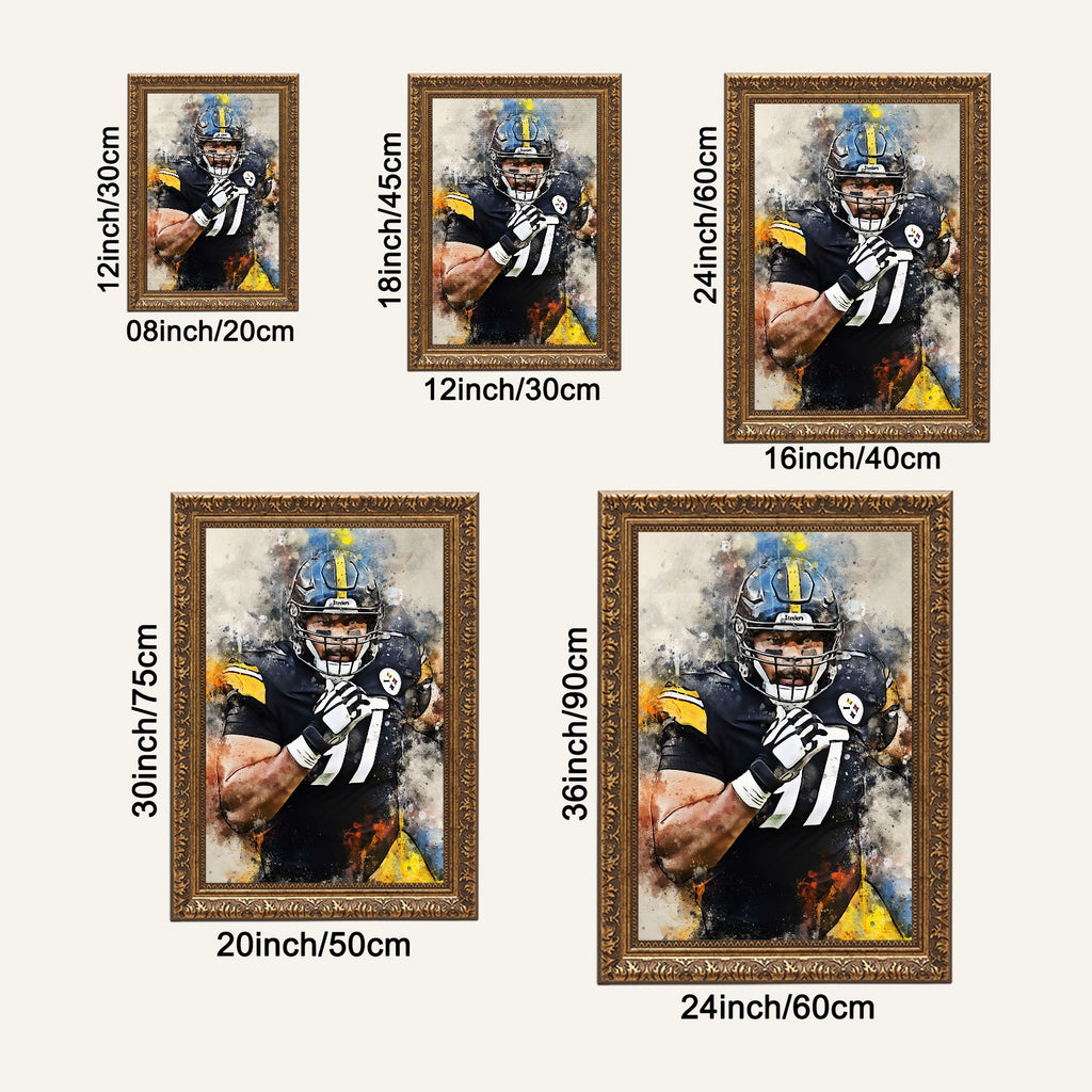 Cameron Heyward Celebrity Sports Art Poster School Dining Room Decoration 7 Canvas Wall Art Poster Decor Gift
