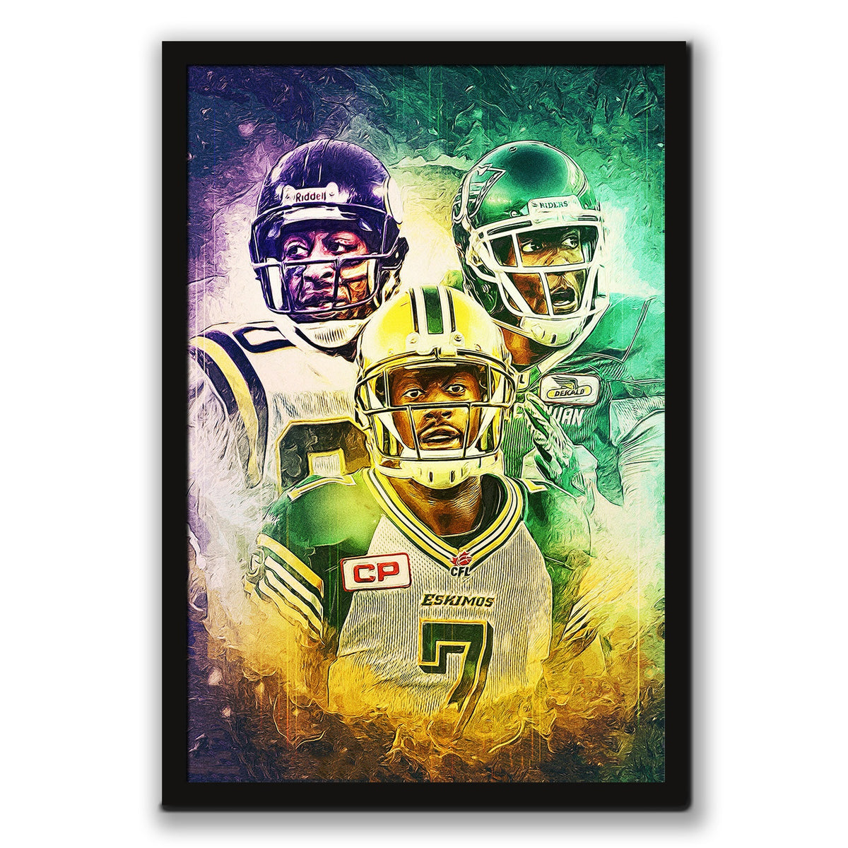 Cris Carter Duron Carter Kenny Stafford Art Sports Decorative Poster School Dormitory 4 Canvas Wall Art Poster Decor Gift