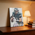 Carson Wentz Celebrity Sports Art Poster School Dining Room Decoration 8 Canvas Wall Art Poster Decor Gift