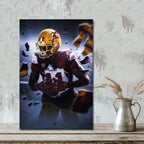 Brandon Aiyuk Art Sports Decorative Poster School Dormitory 1 Canvas Wall Art Poster Decor Gift
