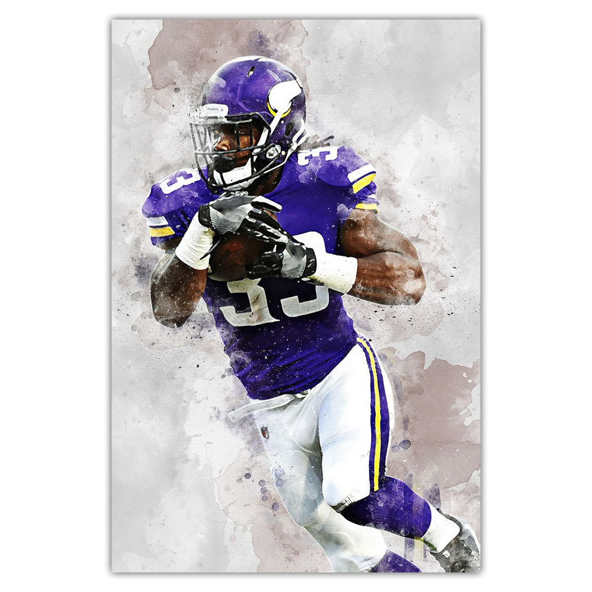 Dalvin Cook Celebrity Sports Art Poster School Dining Room Decoration 3 Canvas Wall Art Poster Decor Gift