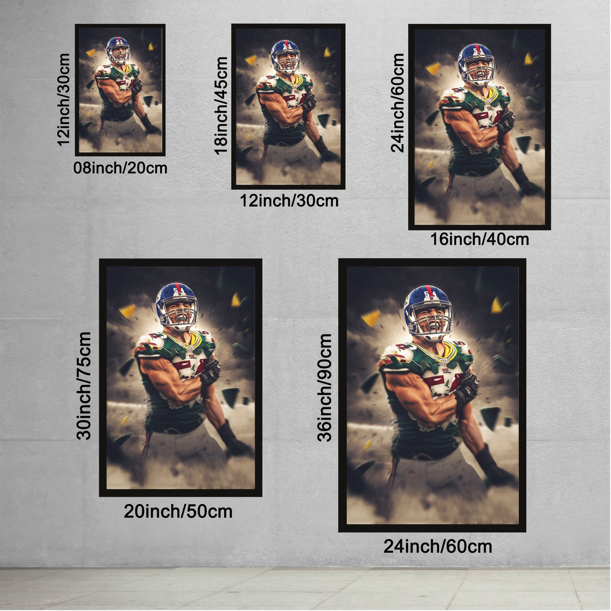 Blake Martinez Art Sports Decorative Poster School Dormitory 8 Canvas Wall Art Poster Decor Gift