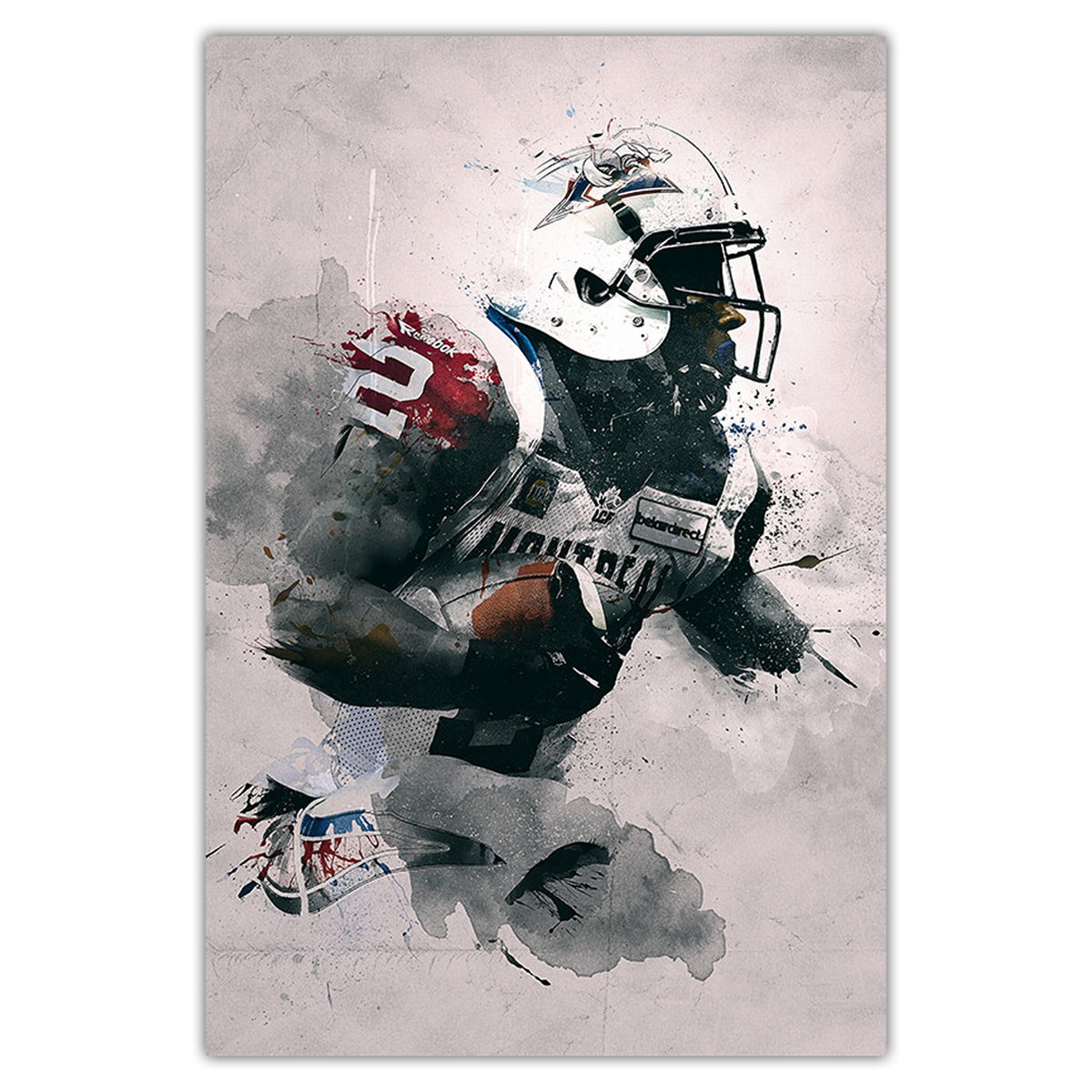 Brandon Whitaker Art Sports Decorative Poster School Dormitory 4 Canvas Wall Art Poster Decor Gift