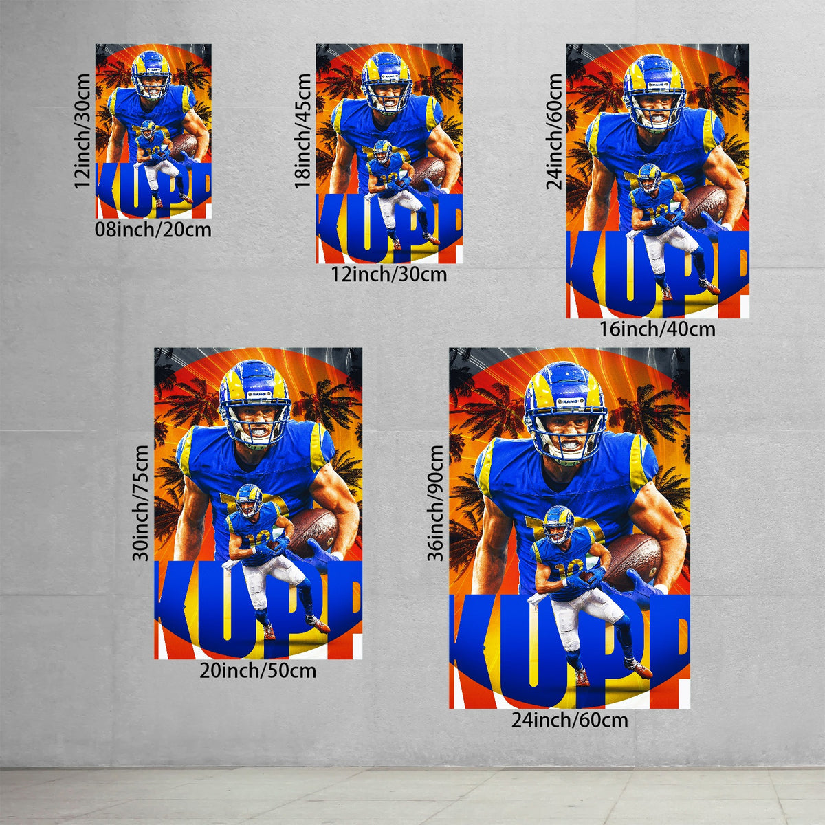 Cooper Kupp Sports Decoration Poster 1 Canvas Wall Art Poster Decor Gift