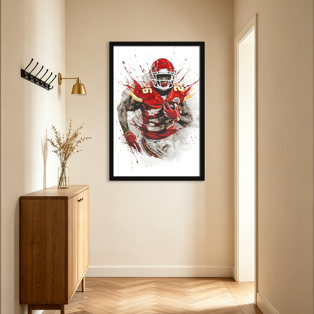 Damien Williams Art Sports Decorative Poster School Dormitory 8 Canvas Wall Art Poster Decor Gift