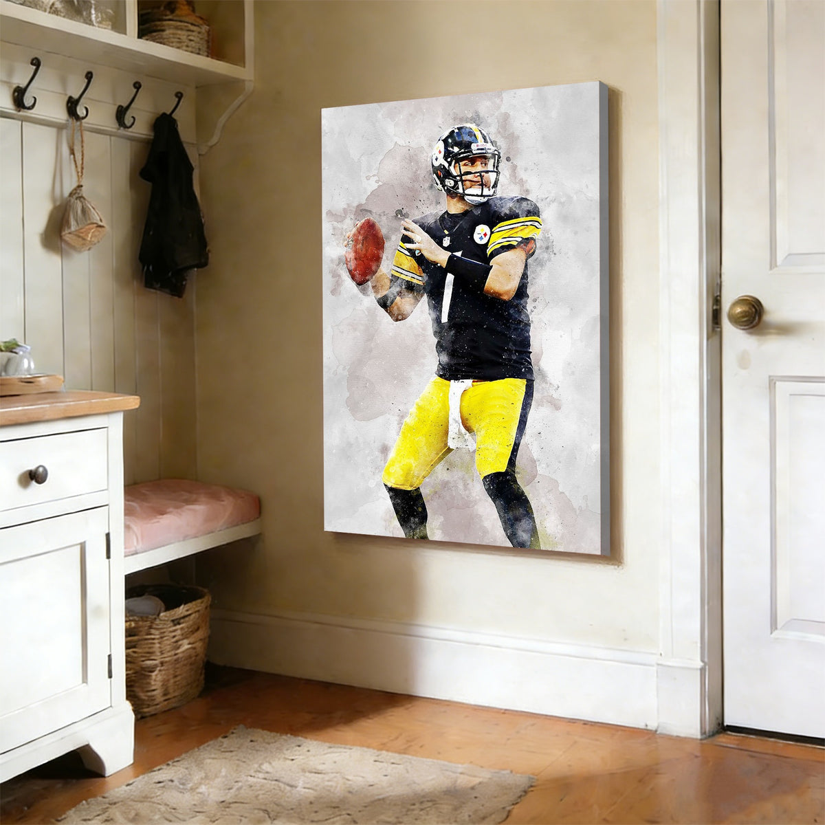 Ben Roethlisberger Celebrity Sports Art Poster School Dining Room Decoration 8 Canvas Wall Art Poster Decor Gift