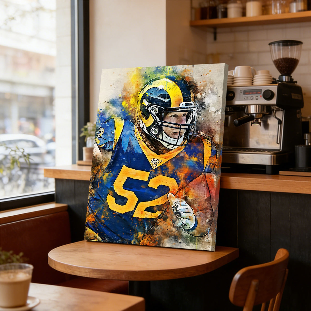 Clay Matthews Celebrity Sports Art Poster School Dining Room Decoration 1 Canvas Wall Art Poster Decor Gift