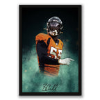 Bradley Chubb Celebrity Sports Art Poster School Dining Room Decoration 9 Canvas Wall Art Poster Decor Gift