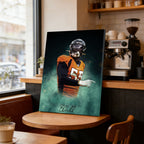 Bradley Chubb Celebrity Sports Art Poster School Dining Room Decoration 9 Canvas Wall Art Poster Decor Gift