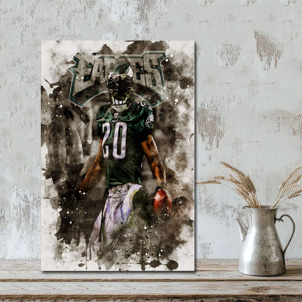 Brian Dawkins Art Poster 8 Canvas Wall Art Poster Decor Gift