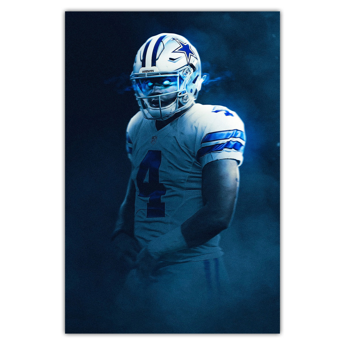 Dak Prescott Art Sports Decorative Poster School Dormitory 2 Canvas Wall Art Poster Decor Gift