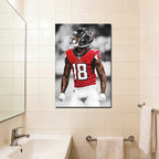 Calvin Ridley Art Sports Decorative Poster School Dormitory 9 Canvas Wall Art Poster Decor Gift
