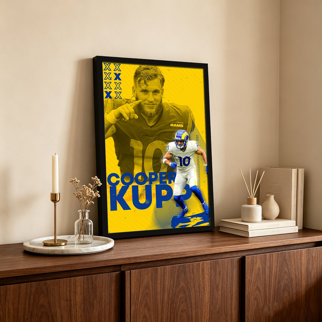 Cooper Kupp Sports Decoration Poster 4 Canvas Wall Art Poster Decor Gift