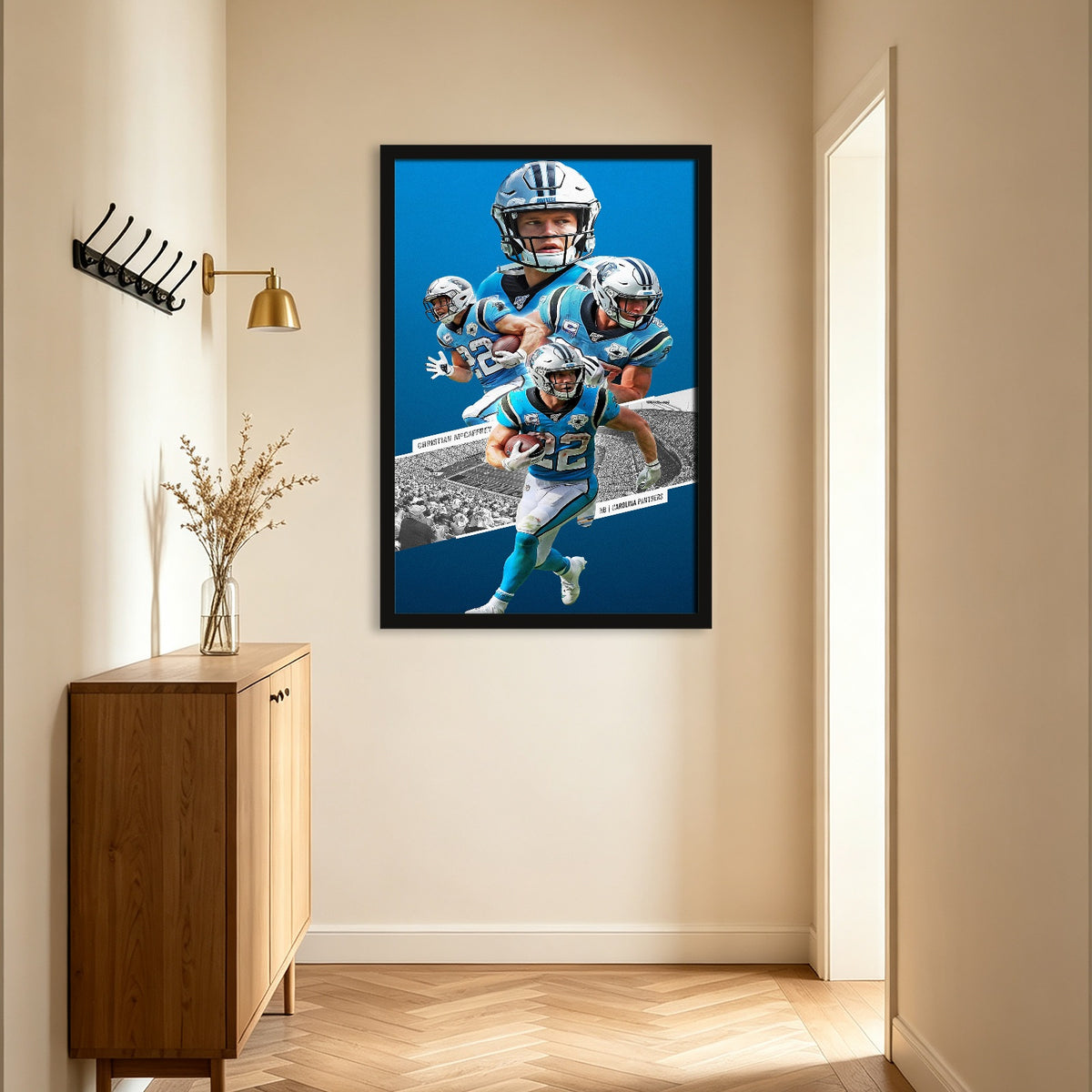 Christian McCaffrey Celebrity Sports Art Poster School Dining Room Decoration 0 Canvas Wall Art Poster Decor Gift