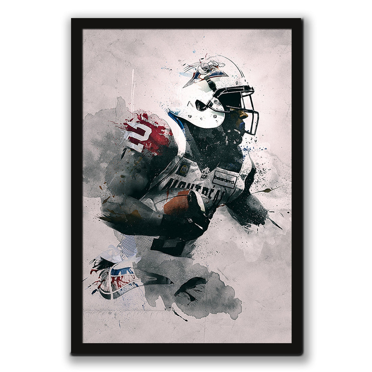 Brandon Whitaker Art Sports Decorative Poster School Dormitory 4 Canvas Wall Art Poster Decor Gift