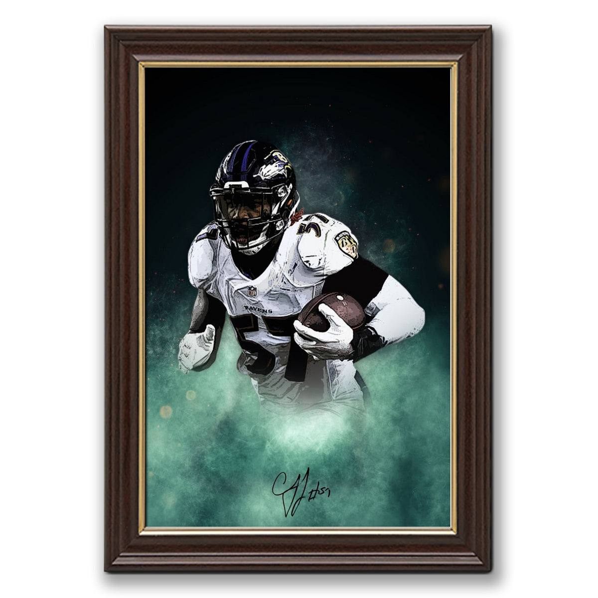 CJ Mosley Celebrity Sports Art Poster School Dining Room Decoration 8 Canvas Wall Art Poster Decor Gift