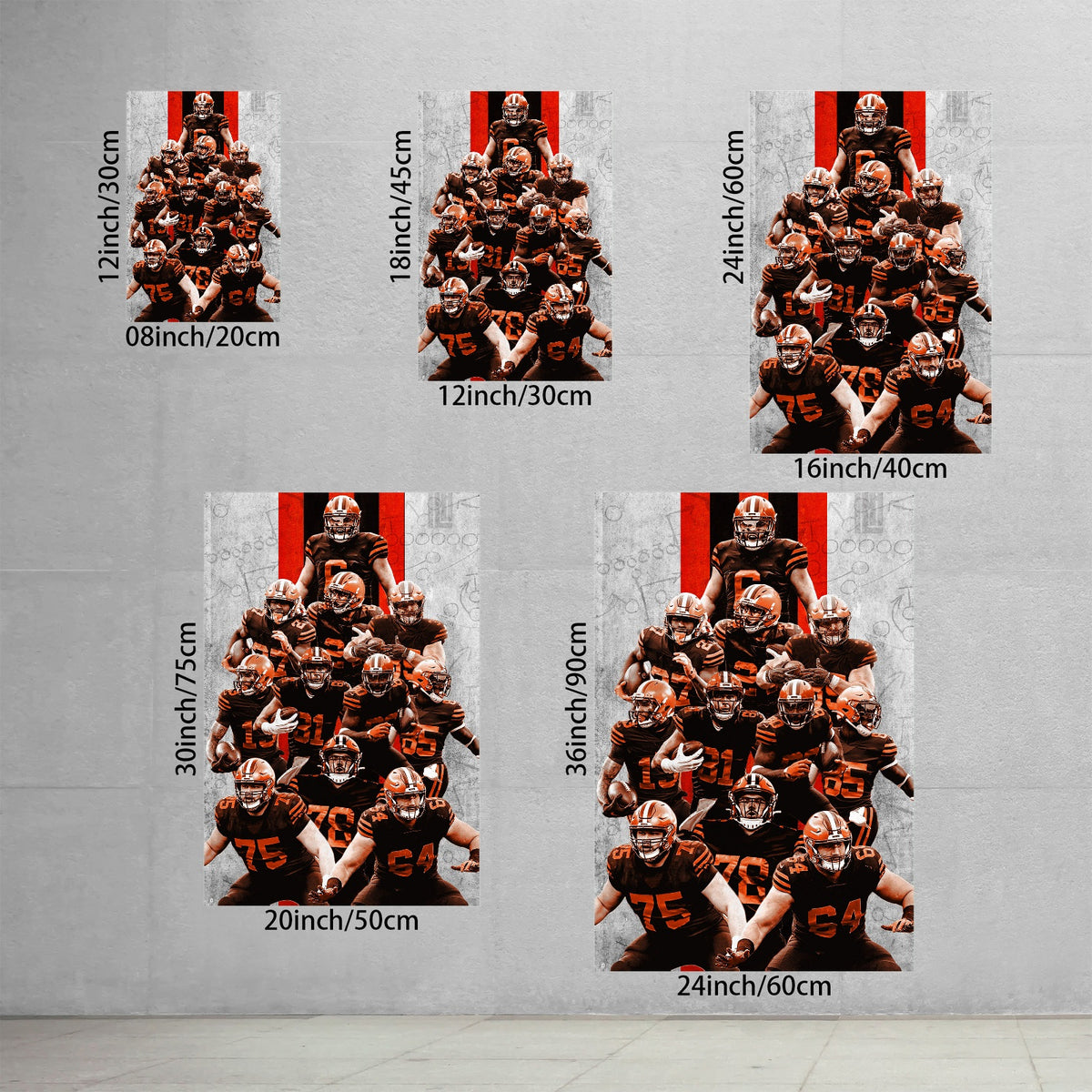 Baker Mayfield Sports Celebrity Art Deco Poster 9 Canvas Wall Art Poster Decor Gift