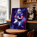 Dak Prescott Sports Celebrity Art Deco Poster 3 Canvas Wall Art Poster Decor Gift