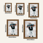 Cam Newton Celebrity Sports Art Poster School Dining Room Decoration 5 Canvas Wall Art Poster Decor Gift