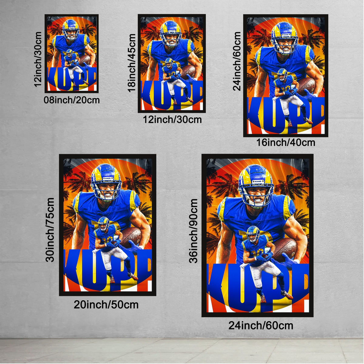 Cooper Kupp Sports Decoration Poster 1 Canvas Wall Art Poster Decor Gift