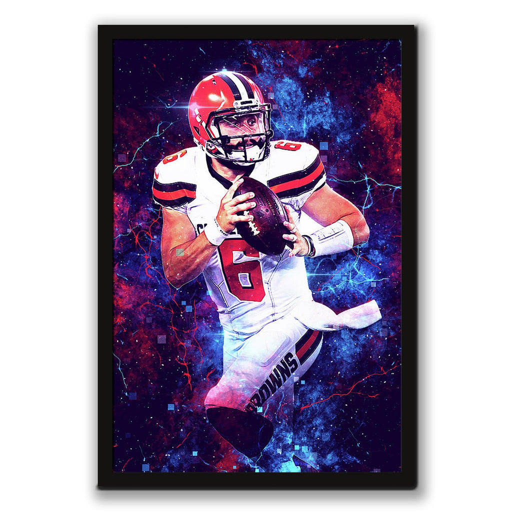 Baker Mayfield Sports Celebrity Art Deco Poster 1 Canvas Wall Art Poster Decor Gift