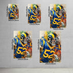 Clay Matthews Celebrity Sports Art Poster School Dining Room Decoration 1 Canvas Wall Art Poster Decor Gift
