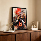 Baker Mayfield Celebrity Sports Art Poster School Dining Room Decoration 3 Canvas Wall Art Poster Decor Gift