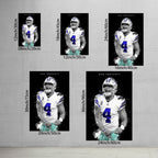 Dak Prescott Art Poster 1 Canvas Wall Art Poster Decor Gift
