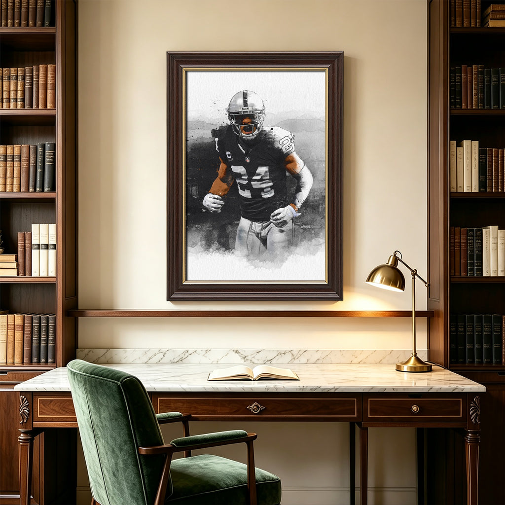 Charles Woodson Art Sports Decorative Poster School Dormitory 2 Canvas Wall Art Poster Decor Gift