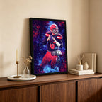 Baker Mayfield Sports Celebrity Art Deco Poster 3 Canvas Wall Art Poster Decor Gift