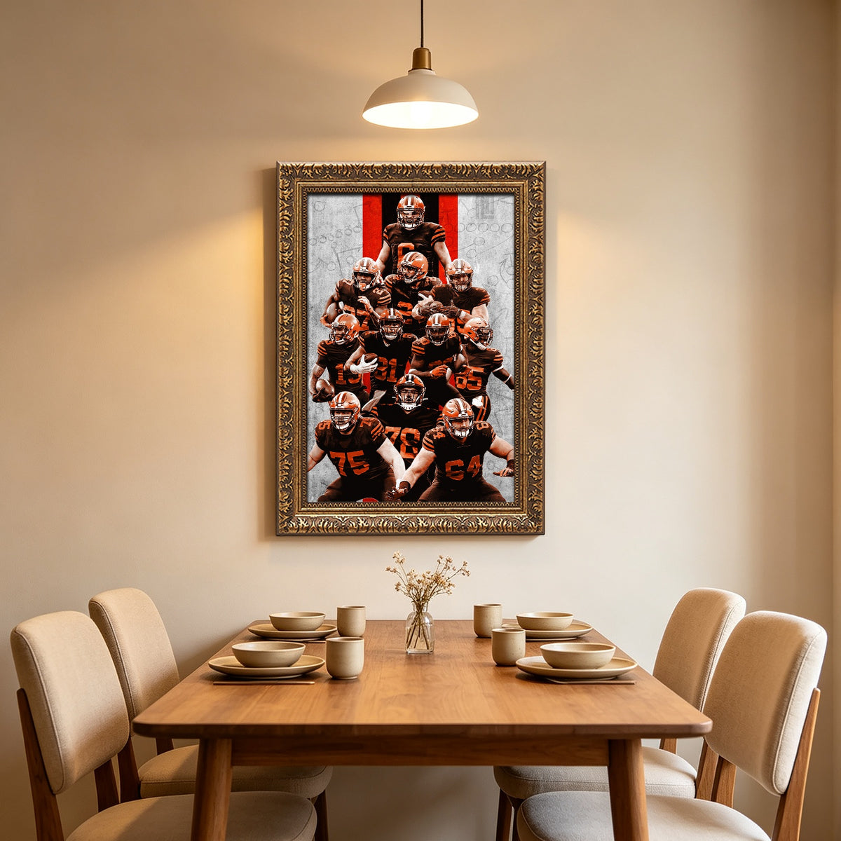 Baker Mayfield Sports Celebrity Art Deco Poster 9 Canvas Wall Art Poster Decor Gift
