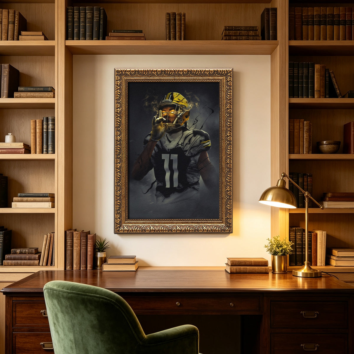 Chase Claypool Art Sports Decorative Poster School Dormitory 0 Canvas Wall Art Poster Decor Gift