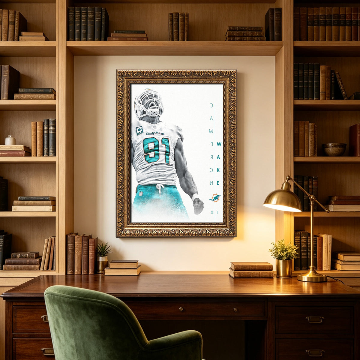 Cameron Wake Celebrity Sports Art Poster School Dining Room Decoration 0 Canvas Wall Art Poster Decor Gift