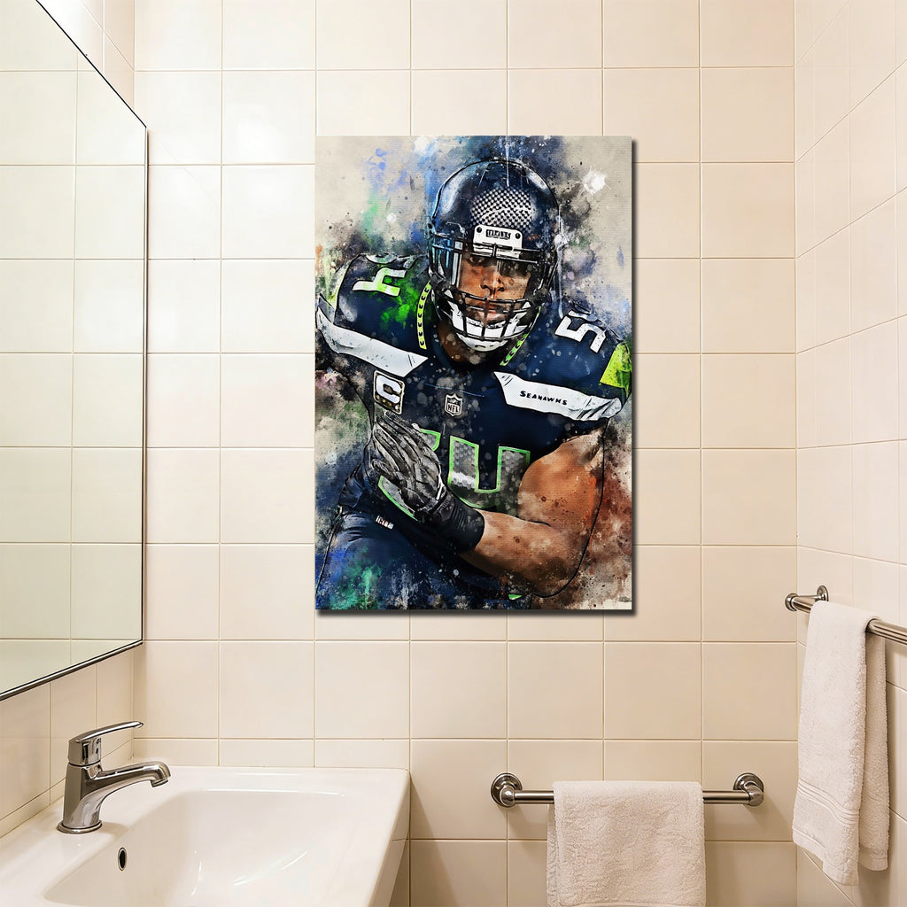 Bobby Wagner Celebrity Sports Art Poster School Dining Room Decoration 1 Canvas Wall Art Poster Decor Gift