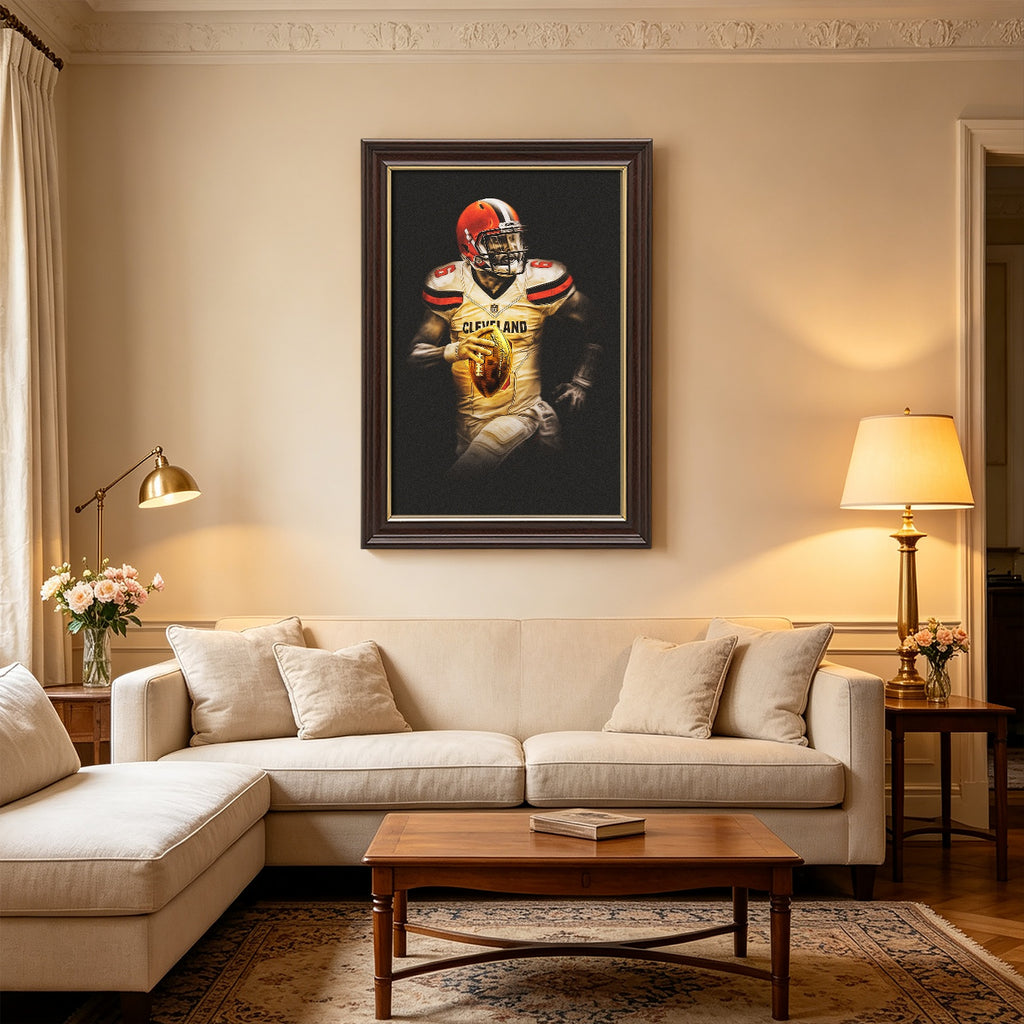 Baker Mayfield Art Sports Decorative Poster School Dormitory 1 Canvas Wall Art Poster Decor Gift