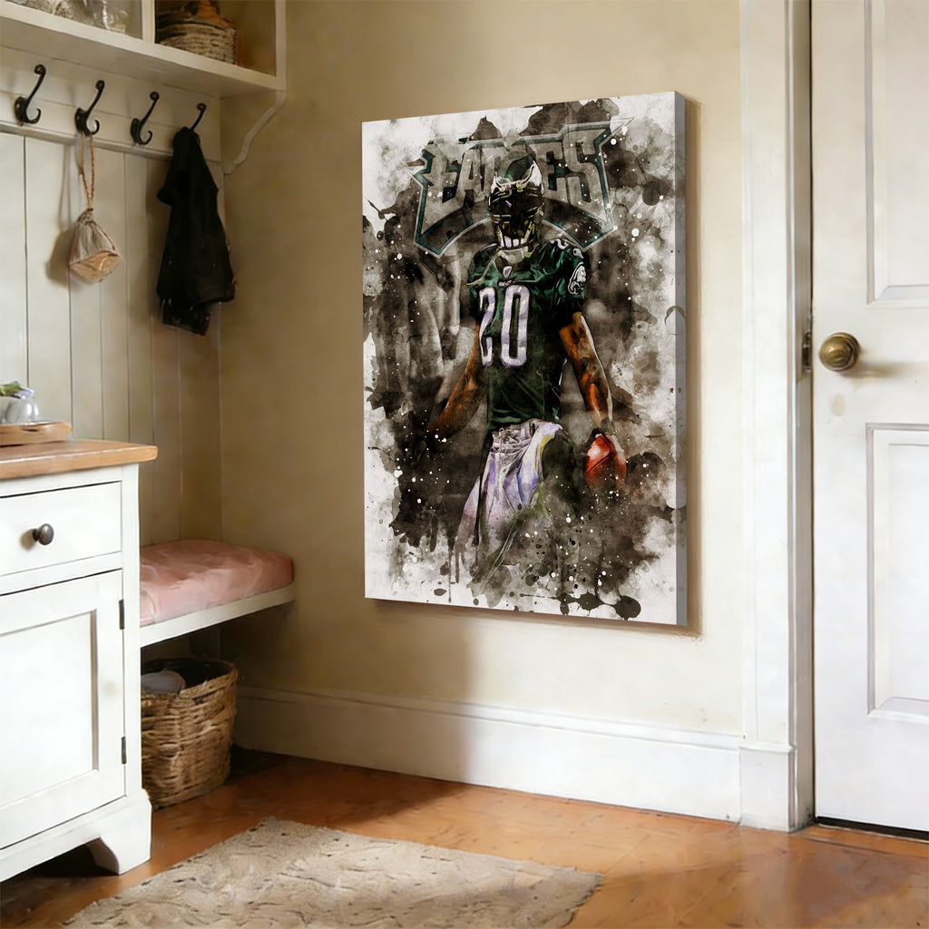 Brian Dawkins Art Poster 8 Canvas Wall Art Poster Decor Gift