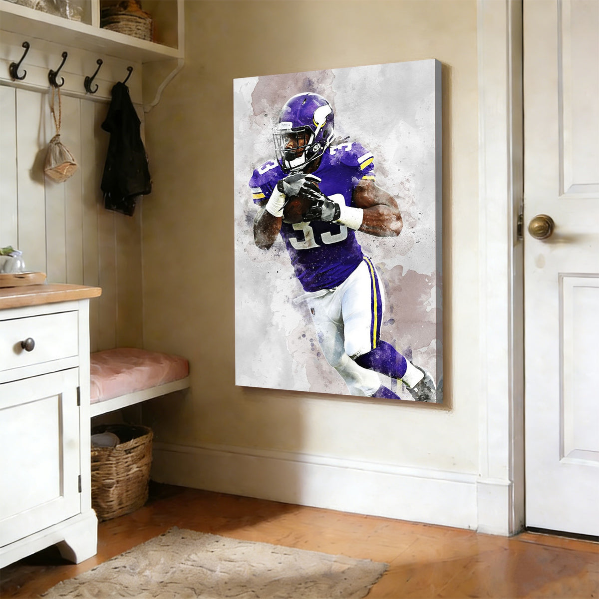 Dalvin Cook Celebrity Sports Art Poster School Dining Room Decoration 3 Canvas Wall Art Poster Decor Gift