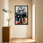 Carson Wentz Celebrity Sports Art Poster School Dining Room Decoration 5 Canvas Wall Art Poster Decor Gift