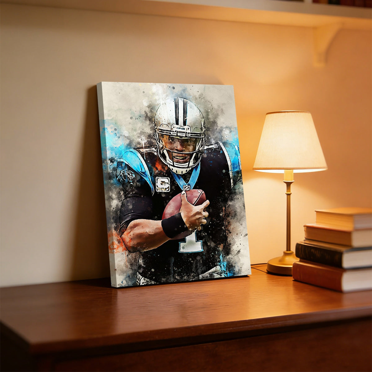 Cam Newton Celebrity Sports Art Poster School Dining Room Decoration 0 Canvas Wall Art Poster Decor Gift
