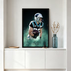 Christian McCaffrey Celebrity Sports Art Poster School Dining Room Decoration 4 Canvas Wall Art Poster Decor Gift