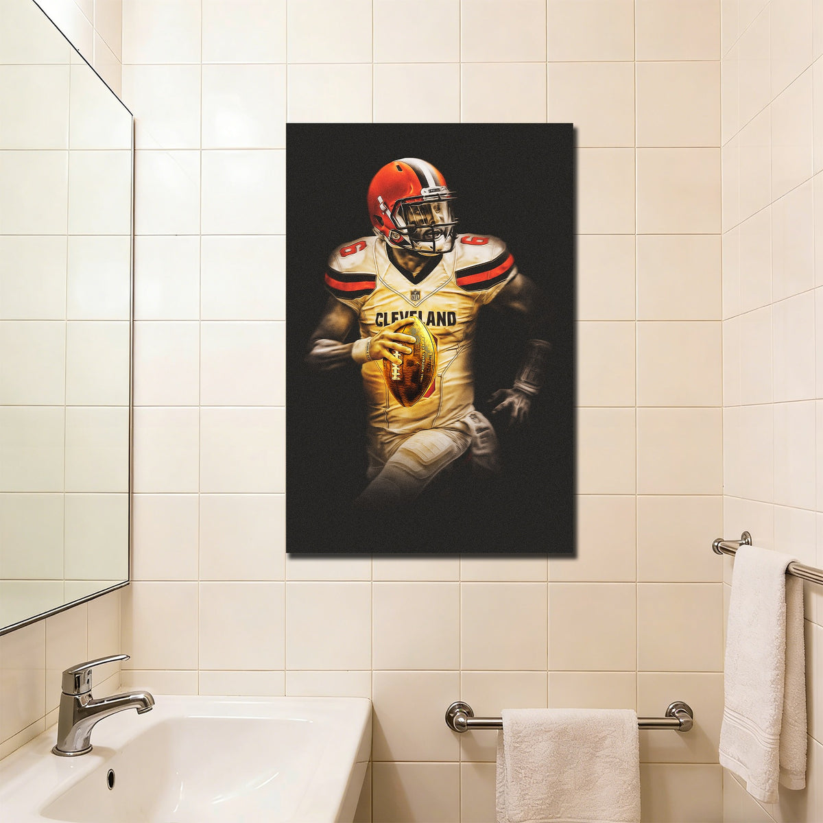 Baker Mayfield Art Sports Decorative Poster School Dormitory 1 Canvas Wall Art Poster Decor Gift