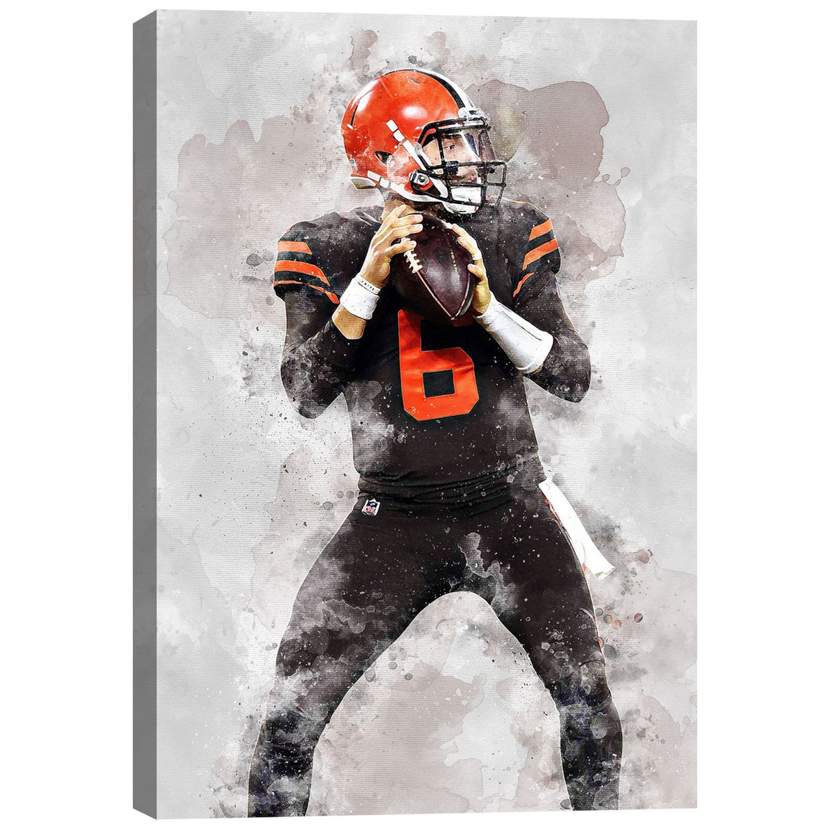 Baker Mayfield Celebrity Sports Art Poster School Dining Room Decoration 6 Canvas Wall Art Poster Decor Gift