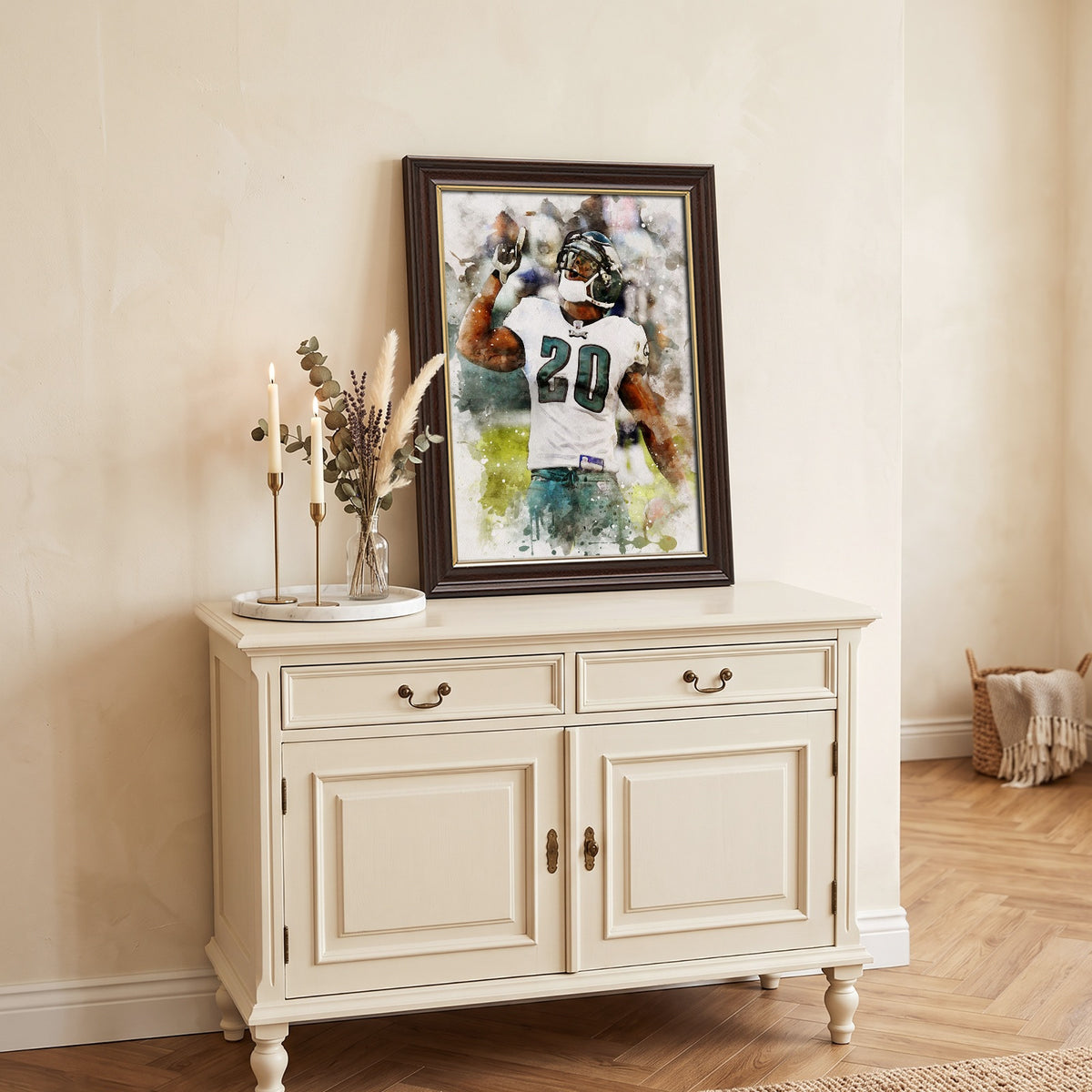 Brian Dawkins Art Poster 9 Canvas Wall Art Poster Decor Gift