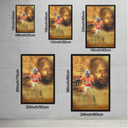 Champ Bailey Art Sports Decorative Poster School Dormitory 4 Canvas Wall Art Poster Decor Gift